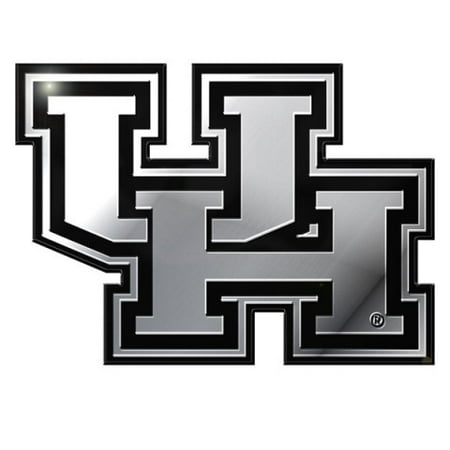 University of Houston Cougars Premium Solid Metal Chrome Plated Car Auto