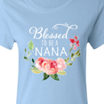 thumbnail image 4 of Inktastic Blessed to Be a Nana with Flowers Women's T-Shirt, 4 of 5
