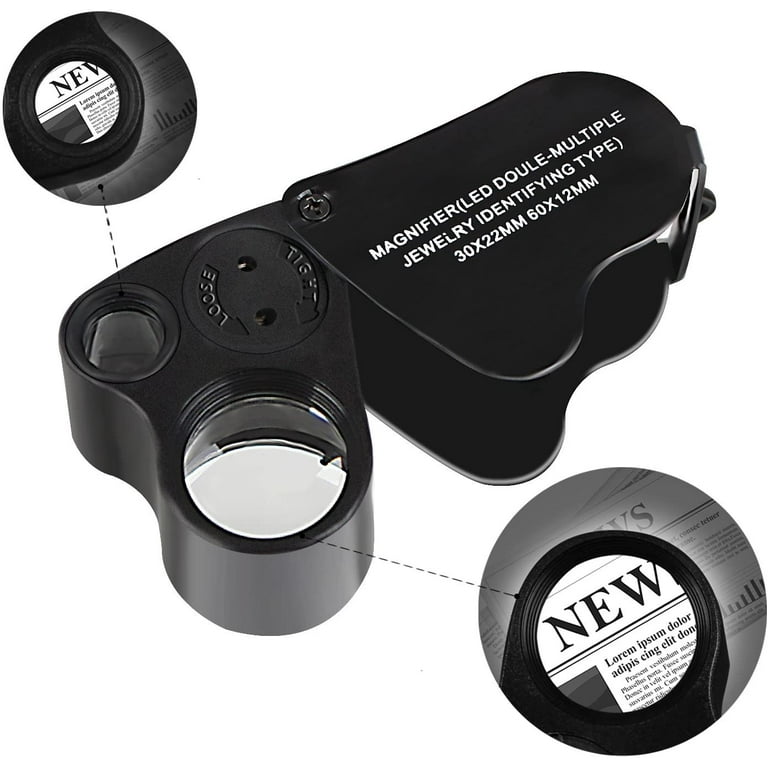 10X 18mm Jewelry Loupe Triplet Diamond Jewel Gem Eye Handhold Magnifier  Pocket Lens Antiquer Identification Instrument Tools