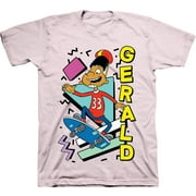 Mens Nickelodeon Hey Arnold! Shirt - Retro Nick Hey Arnold tee - Classic Nick Graphic T-Shirt (Soft Pink, 3X-Large)