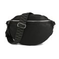 thumbnail image 2 of Bolso De Pecho Bolso de pecho Bolso bandolera casual Color sólido Simple para viajes Deportes (Negro), 2 of 8