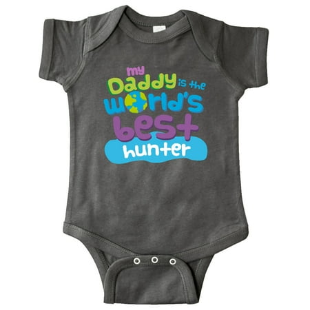 

Inktastic Hunting Dad Worlds Best Gift Baby Boy or Baby Girl Bodysuit