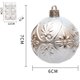 thumbnail image 3 of Adorno Navideño de 6 Cm con Relieve para Colgar En El Lugar., 3 of 5