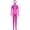 Hot Pink, variant on Girls' Halloween Full Body Jumpsuit with Open Face and Covered Hands Feet for Dance Stage Performance Costume, Stretchy Pink Bodysuit, 1 Pack