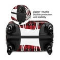 thumbnail image 4 of Haiem Christmas Buffalo Plaid Luggage Cover Printed Suitcase Covers for Luggage Elastic Washable Suitcase Protector Fits 18-32 Inch Luggage-Large, 4 of 9