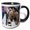Black/White, variant on 3drose, Miniature Donkey Head Halter Animal, 11oz Mug