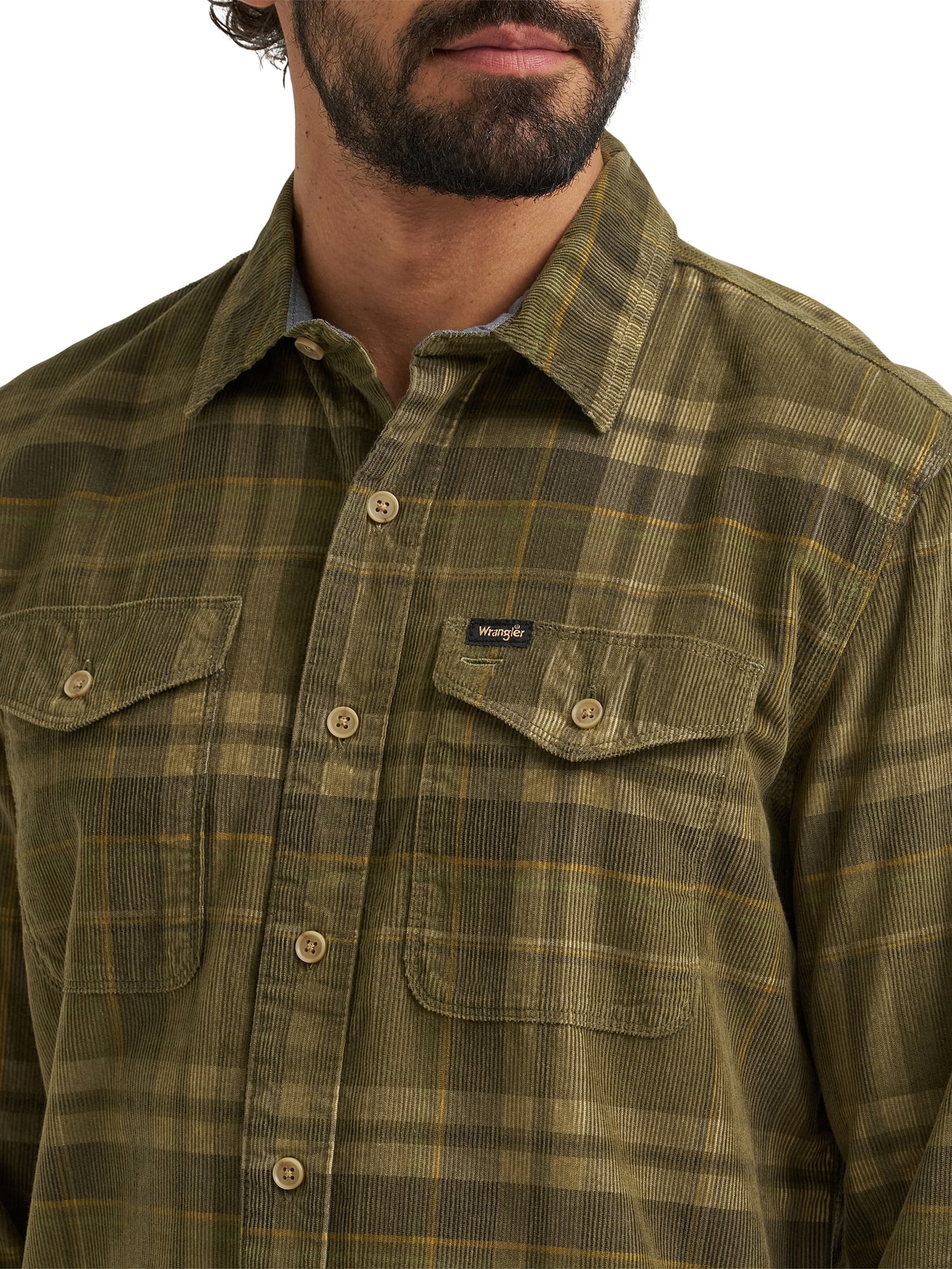Wrangler® Men's Corduroy Overshirt, Sizes S-3XL