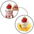 thumbnail image 5 of 50 Pack red square Cupcake Liners for Baking - 3.5 oz Foil Cupcake Muffin Liners - Disposable Mini Cupcake Wrappers Holders for Individual Bakery Wedding Birthday Party, 5 of 5