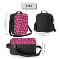 thumbnail image 2 of Disketp Pink Butterfly Insulated Lunch Bag Lunch Box - Lunch Bag for Men Adult Women, 2 of 7