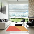 thumbnail image 7 of Ahgly Company Machine Washable Indoor Square Transitional Dark Orange Area Rugs, 3' Square, 7 of 7