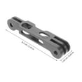 thumbnail image 2 of WHAMVOX Bras d'Extension de Trépied en Alliage d'Aluminium Longueur Réglable Noir 1Pcs, 2 of 7