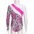 thumbnail image 6 of iEFiEL Kids Girls Long Sleeve Gymnastics Dance Yoga Leotard Biketard Unitard,Sizes 4-14, 6 of 7