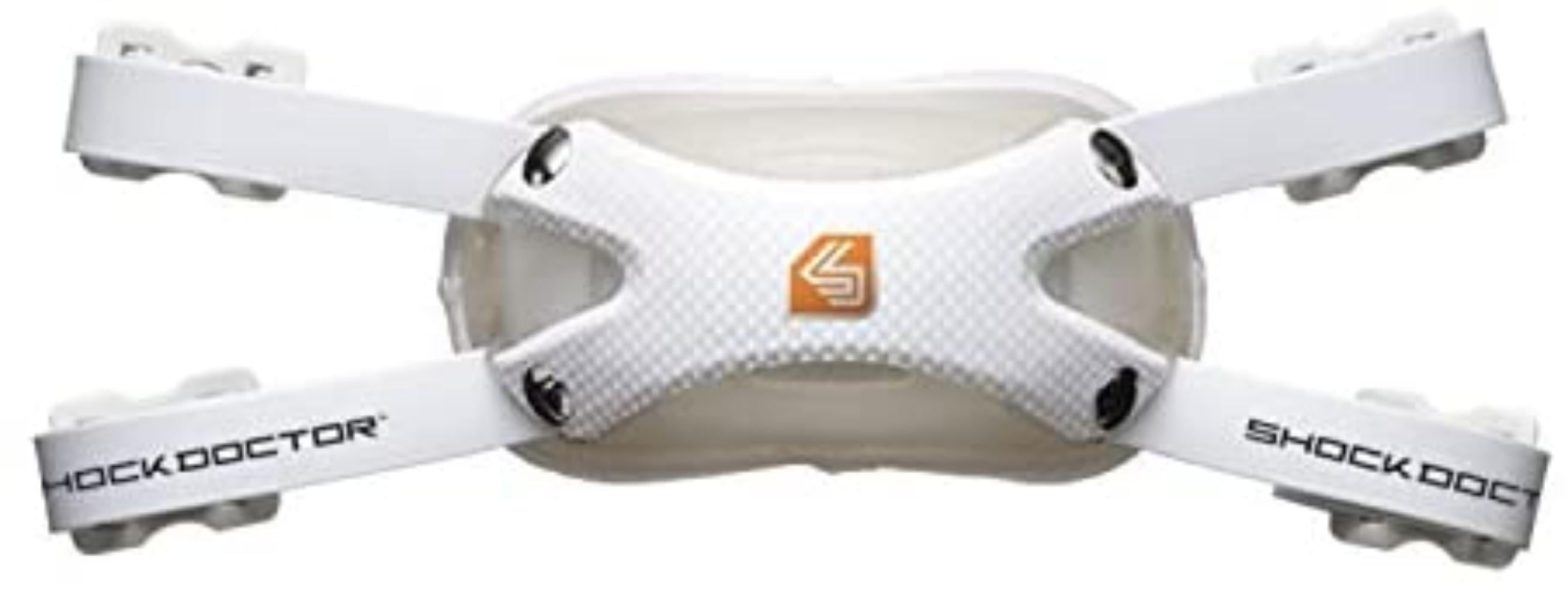 Kids Hard Shell for Protection and Comfort Shock Doctor Carbon Football Chin Strap Attaches to Helmet For Youth Adult