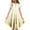 Yellow, variant on TGPMGRZ Girls Summer Dresses Double Layer Flutter Sleeve Flowy A-Line Sundress Casual Gradient Midi Dresses for 6-15 Years Hot Pink 6-7 Years