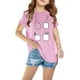 thumbnail image 2 of Niño Pequeño Camisa de Pascua Chico Manga Corta Camiseta Gráfica Cuello Redondo Crop Top para 3-14 Años Niñas Y Chico, 2 of 4