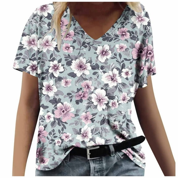 Lumivie Tube Tops For Women Multi Pack Fitted Tshirts Shirts For Women Multipack Women Blouses Dressy Casual Short Sleeve Women'S T Shirts Graphic Under 10