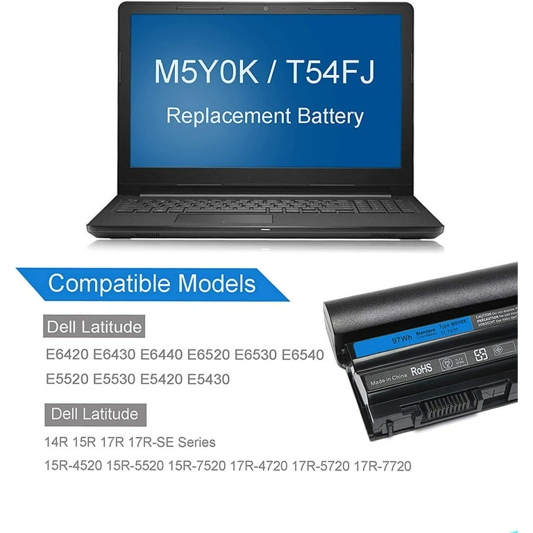 Batterie pour PC portable Dell T54FJ