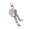 Pink, variant on Trendy Unisex Bag Charm Keychain Adornment With Whimsical Angel Wing Star Designs Suitable For Daily Use Or Gifts