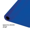 thumbnail image 2 of Party Central Disposable Banquet Party Table Cloth Roll - 100' - Cobalt Blue, 2 of 2