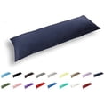 thumbnail image 2 of TAOSON 100% Cotton 300 Thread Count Soild Envelope Style V Shaped/Tri/Boomerang Standard Pillow Case Cushion Cover Only Cover No Insert ( Navy Blue ), 2 of 2
