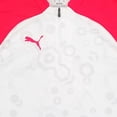 thumbnail image 2 of PUMA Mens White-Fire Orchid Long Sleeve Slim Fit Quarter-Zip Training Shirt S, 2 of 2