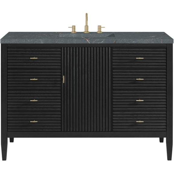 James Martin Vanities 485-V48-CBO-FPBL Myrrin 48" Free Standing Single Basin Ash Wood