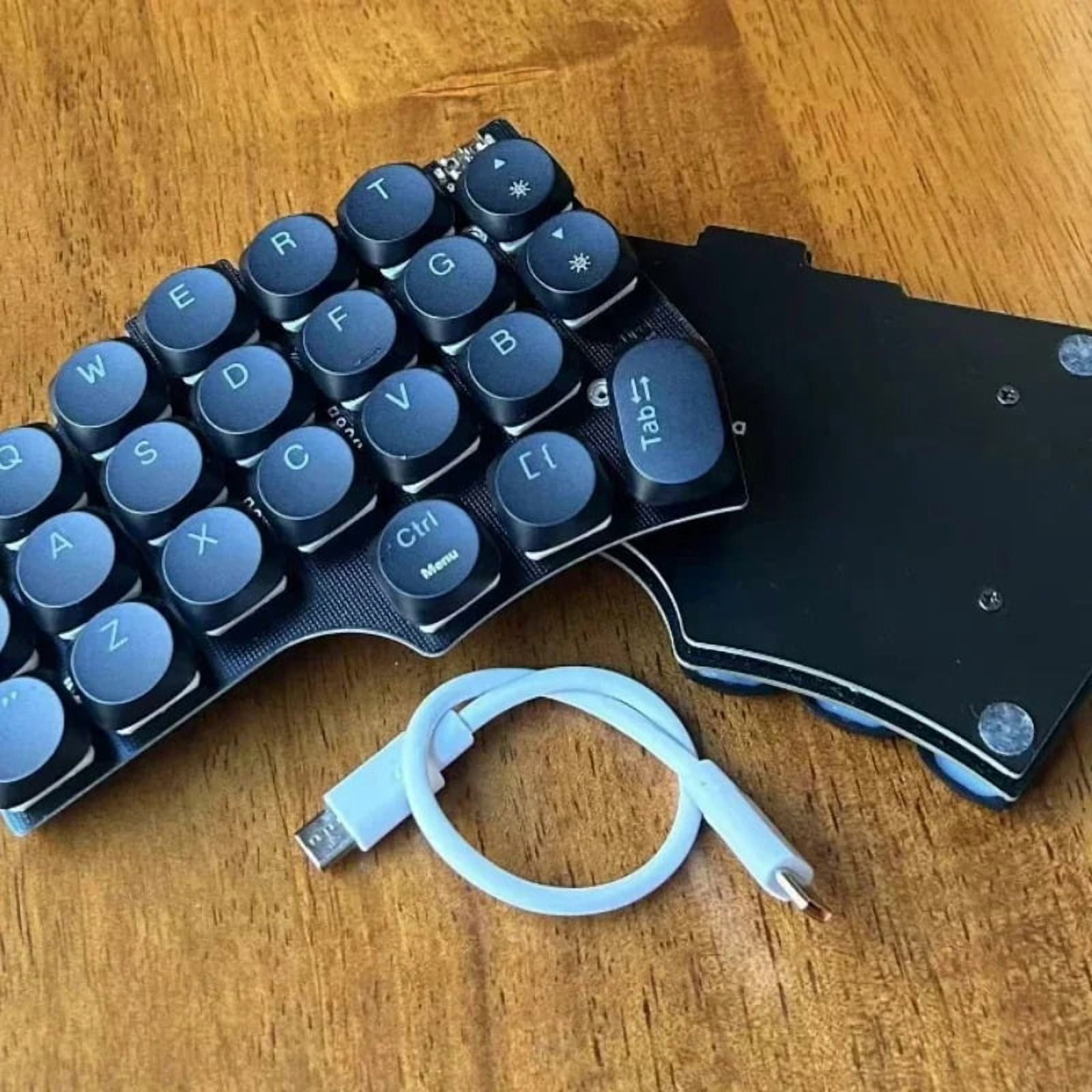 Corne V4 Low Profile Split Keyboard Customized RGB Single-mode Wired Split Mechanical Keyboard Ergonomics VIAL Keymap Red Switch