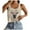 Navy, variant on Conairie Womens Workout Tank Tops Scoop Neck Sleeveless Ribbed Knit Crop Basic Blouses Letter Print Y2K Camisole Shirts Beige L