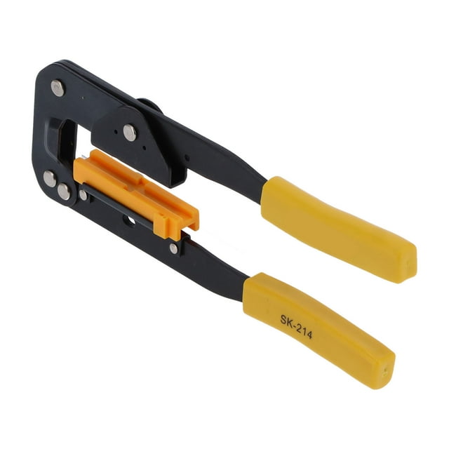 Herwey Hand Tools,SK‑214 Flat Ribbon Cable Crimper High Carbon Steel Hand Wire Arranging With Die Holder,Flat Ribbon Cable Crimping Plier