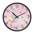 thumbnail image 2 of Voice Activated Clock with Glow Light 12 Inch Large Silent Wall Clock Battery Operated for Home Decor Colored Balls, 2 of 8