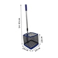 thumbnail image 3 of Colector de pelotas Cola Colector de Contenedores Colector de almacenamiento Estándar azul recogedor de bolas, 3 of 8