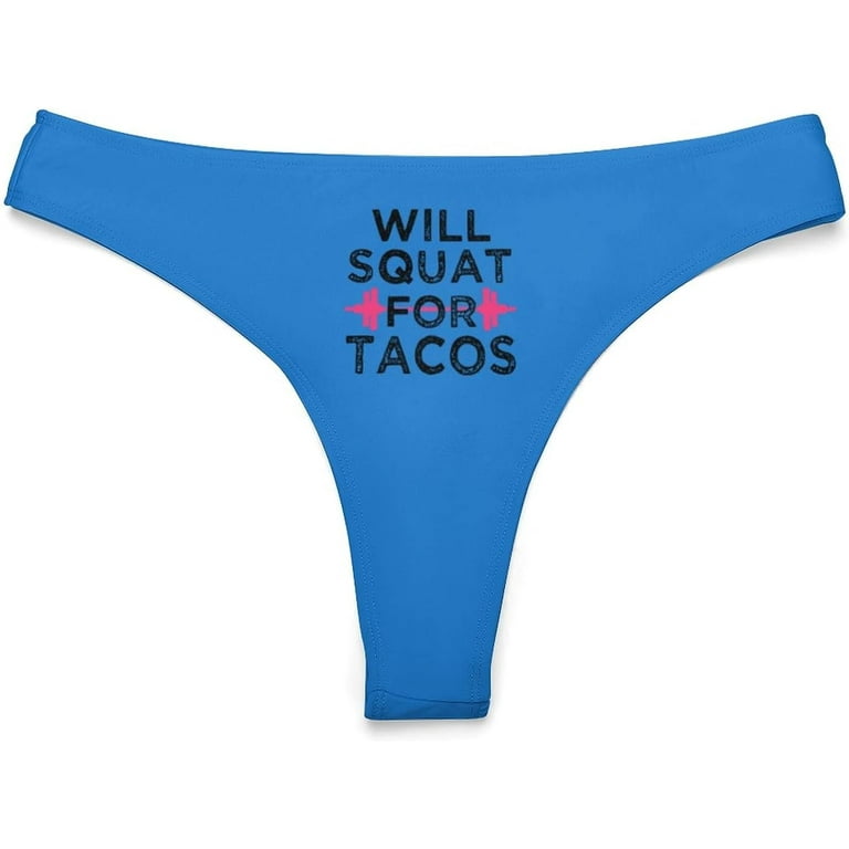  Many Taco Women's G-Strings Sexy T-Back Thong Bikini Brief Panties  Underwear S : Sports & Outdoors