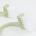 thumbnail image 4 of 2 Pcs Color Random S\-type Plastic Toilet Brush Corner Cleaning Tools Soft Brushes Portable Scrubber for Bathroom Kitchen Toilets, 4 of 9