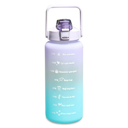 

Leak-Proof Gallon Water Bottle with Removable Straw & Handle BPA Free Drinking Large Water Jug for Fitness Camping Sports Workouts Gym and Outdoor Activity purple purple，G78961