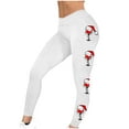 thumbnail image 4 of COM1950s Pantalons de Yoga pour Femmes, Pantalons pour Femmes, Imprimé Verre de Vin Rouge de Noël Décontracté Rehausseur de Hanches Pantalons de Yoga Extensibles Leggings, Pantalons de Yoga Femmes, Pantalons de Yoga Femmes, Pantalons Rouges Femmes, 4 of 5