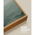 thumbnail image 4 of SHENIFY Abstract Landscape Wall Art Minimalist Tan Green Mountain Neutral Toned Misty Nature Wilderness Illustrations Modern Art Decorative 11x14in3pcs Natural Framed, 4 of 5