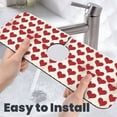 thumbnail image 6 of Sikiie Love Splash Guard for Sink Faucet-1 PC Super Absorbent Fast Drying Mat Sink Gadgets-Splash Guard for Kitchen, Sink Mat, 6 of 7