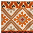 thumbnail image 5 of SAFAVIEH Veranda Dogon Southwestern Indoor/Outdoor Area Rug, 5'3" x 7'7", Red/Beige, 5 of 7