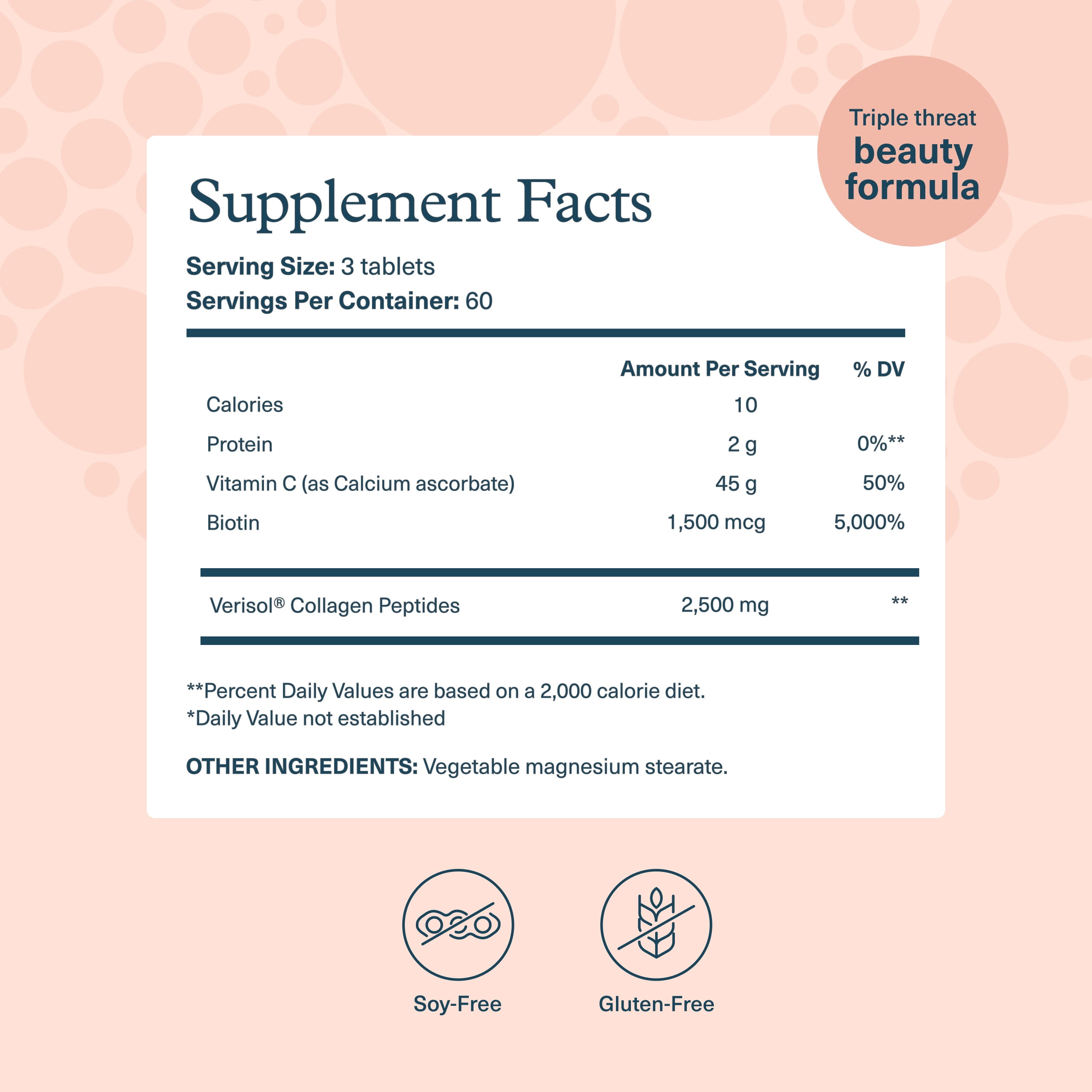 Youtheory Concentrated Effect Collagen with Verisol - Advanced Collagen Supplement - Supports Skin, Hair Thickness & Nail Strength - with Biotin & Vitamin C - Gluten, Soy & Dairy Free - 180 Tablets