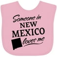 thumbnail image 3 of Inktastic Someone in New Mexico Loves Me Boys or Girls Baby Bib, 3 of 4
