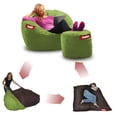 thumbnail image 2 of Puff Cama Individual 2 en 1 con Taburete Baggy Verde Manzana 100 x 180 cm Baggy Puff Baggy 2 Bed Individual Apple 100 x 180 cm, 2 of 3
