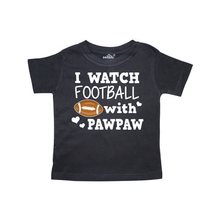 

Inktastic I Watch Football with My Pawpaw Gift Toddler Boy Girl T-Shirt