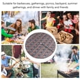 thumbnail image 4 of Camping Tablecloth, Outdoor Waterproof Round Tablecloth Dustproof Exquisite Printing  for Barbecues for Picnics, 4 of 8