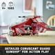thumbnail image 2 of LEGO Star Wars: The Clone Wars Coruscant Guard Gunship 75354 Buildable Star Wars Toy for 9 Year Olds, Gift Idea for Fans Including Chancellor Palpatine, Padme and 3 Clone Trooper Minifigures, 2 of 5