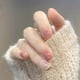 thumbnail image 1 of Uñas postizas cuadradas BABALAL, color rosa, cortas, con cobertura total, bonitas uñas artificiales con pegamento para mujeres y niñas., 1 of 1