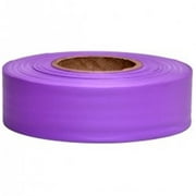 Presco 764-TFPP 1.18 in. x 300 ft. Taffeta Roll Flagging Tape, Purple
