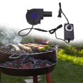 thumbnail image 1 of Ventilador de barbacoa, soplador de aire, herramienta de cocina, soplador eléctrico portátil, herramienta de barbacoa para Picnic, senderismo, DYNWAVEMX Soplador de aire para barbacoa, 1 of 8