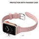 thumbnail image 3 of Correas de cuero compatibles con Apple Watch 38 mm-40 mm / 42 mm-44 mm, correa de cuero de grano superior pulsera delgada y delgada para iWatch Series 5/4/3/2/1 MFZFUKR 2033273-21, 3 of 8