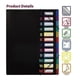 thumbnail image 2 of 24 Clear Pocket Expanding File Folder 12 Colored Tabs,Holds 300 Sheets, File Organizer,Numbered Inde, 2 of 5