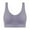 001 Gray, variant on Women's Bras 4X Wire-Free Bras for Women Soft Comfy Yoga Workout Bralettes Plus Size Full Coverage Smoothing Back Underwear Khaki